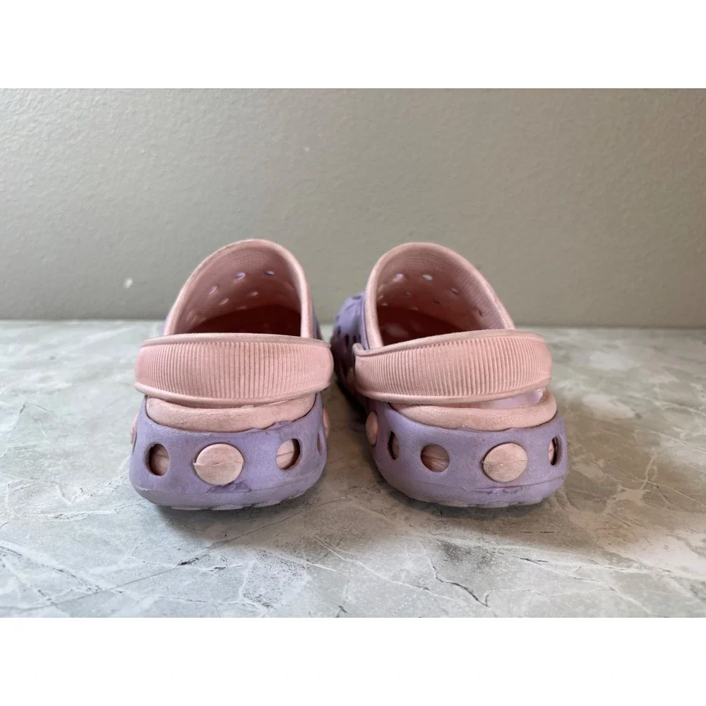 Kids‎ Purple Pink Foam Clogs Slip On Water Shoes HS-508 Size 38